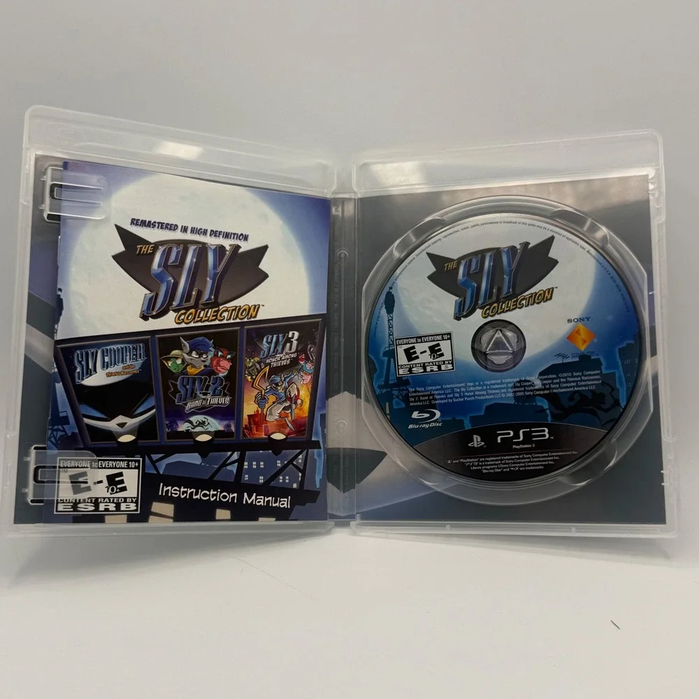 Sony The Sly Collection Video Game PS3 N/A Blue Excellent Remastered 3D Move